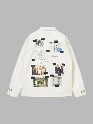 agnes b. x NH カバーオールジャケット