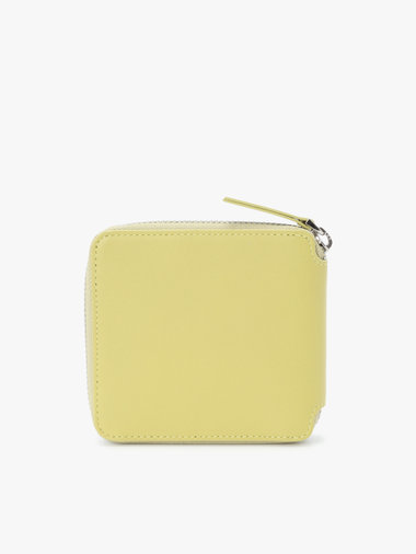 【Outlet】レザー ラウンドジップ 二つ折り ウォレット"Yvon" ZAH04-01