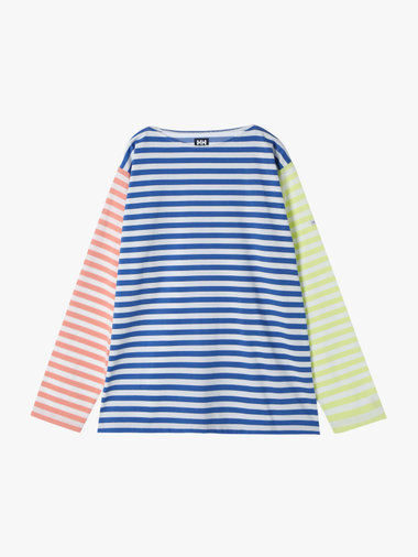 【Outlet】agnes b. x HELLY HANSEN ロングスリーブマリンボーダーティー（ユニセックス）