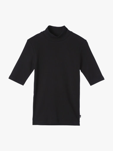 オーガニックコットン 半袖 ハイネックTシャツ ”Vian”