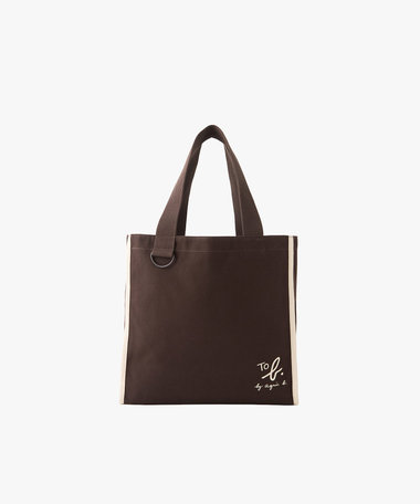 To b. by agnes b.× green label relaxing コットン パイピング トートバッグ