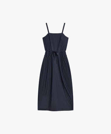 デニム シャンブレー キャミソール ワンピース