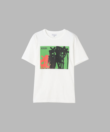 agnes b. × KRINK × PARCO × 台南市美術館 プリント コットン 半袖 アーティスト Tシャツ