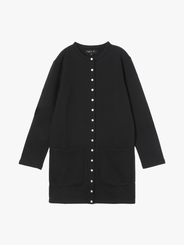 コットン 長袖 ロング カーディガンプレッション ”Tanger”