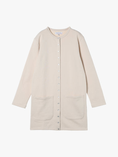 コットン 長袖 ロング カーディガンプレッション ”Tanger”