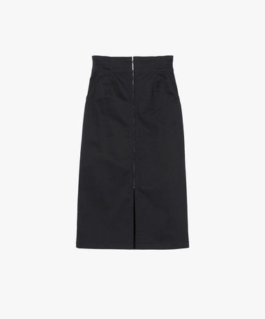 ストレッチ チノ ジップ タイトスカート