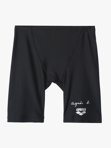 agnes b. x arena メンズ ハーフレッグスパッツ スイムウェア