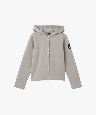 TARA コットン メルトン カーディガンプレッション "Capuche"