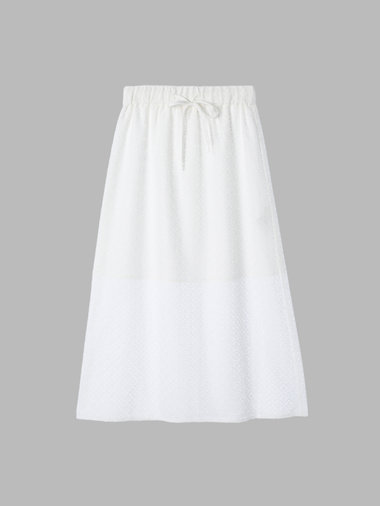 【Outlet】オプティカルレーススカート