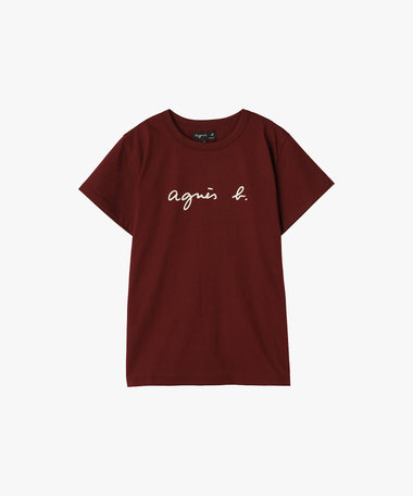 ロゴプリント コットン 半袖Tシャツ "Brando"