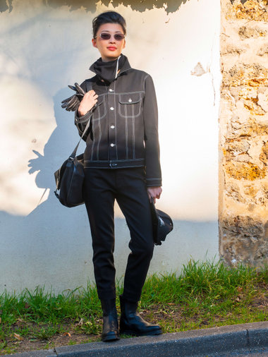 コットン ショートジャケット ”Senga”