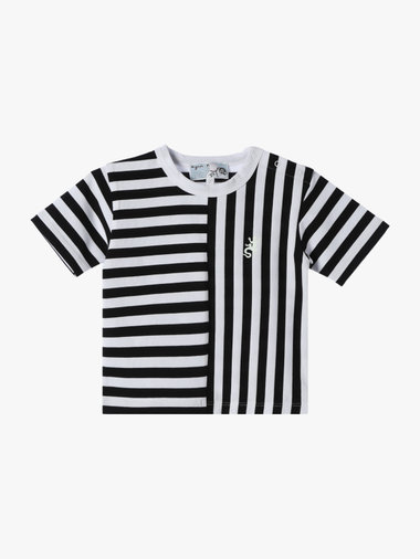 ベビー 細ボーダー コットン 半袖 Tシャツ Lezard（EDG7J0081000