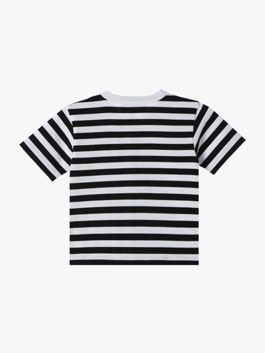 ベビー 細ボーダー コットン 半袖 Tシャツ Lezard