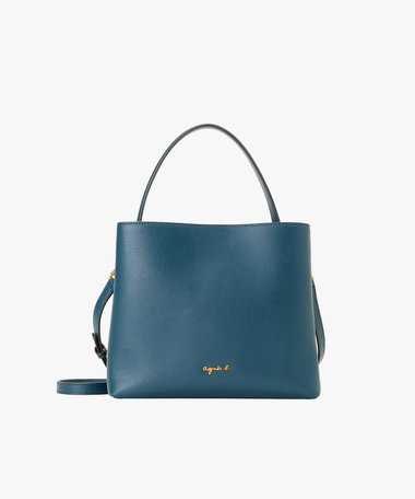 レザー 2way ミディアム トートバッグ "Christelle" ABS01-01