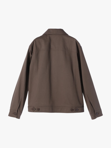 メンズ コットン 長袖 ジップアップジャケット ”Chet”