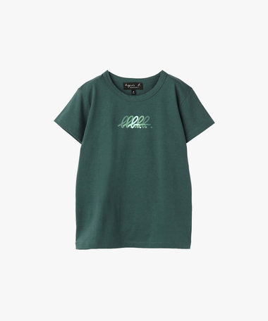 キッズ "b." ロゴ 刺繍 コットン 半袖 Tシャツ "Pirate"