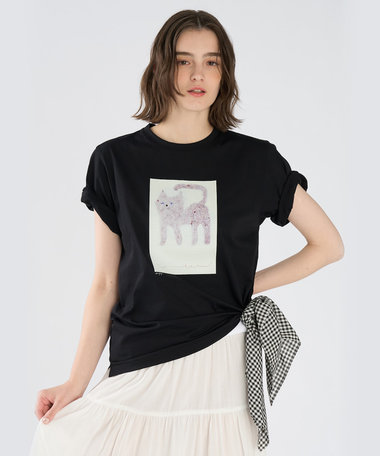 Cat T オーガニックコットン 半袖 アーティストTシャツ