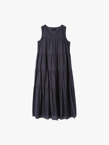 【Outlet】ブイネックティアードドレス