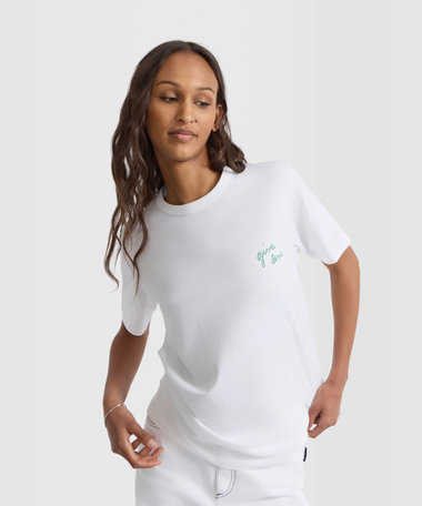 メッセージ プリント コットン 半袖 Tシャツ "Give love"