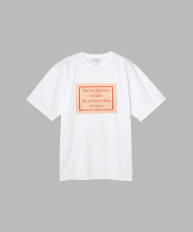 メンズ プリント コットン 半袖 アーティスト Tシャツ "Roberto Martinez"