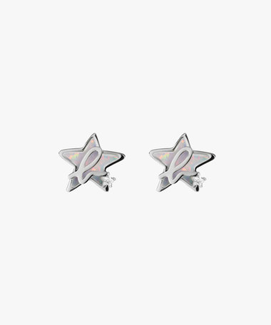 "b."ロゴ スター ピアス "Silent Night Star"