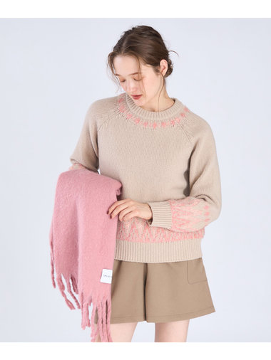 【Outlet】ノルディック ニット プルオーバー