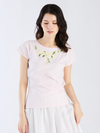 コットン プリント 半袖 アーティスト Tシャツ "MAZASI"