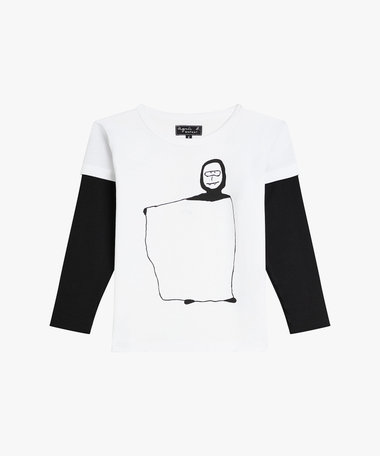 キッズ コットン 長袖 アーティストTシャツ "Leon Maret"