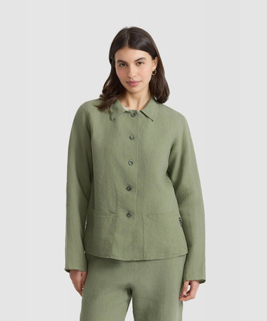 リネン 長袖 シャツ "Perine"