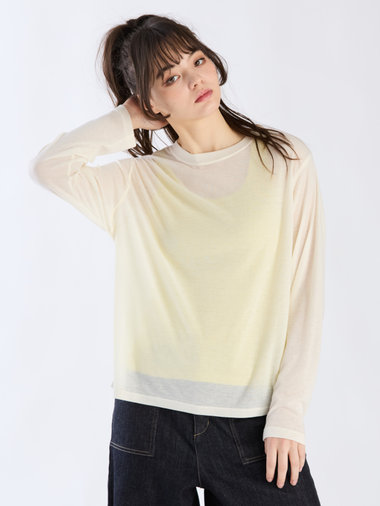 【Outlet】シアーボーイズロングTシャツ