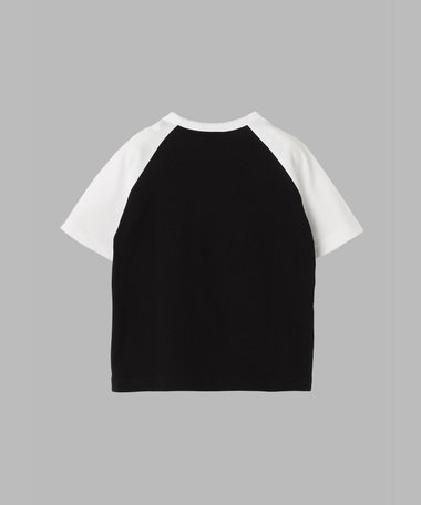 ベビー "b." ロゴ 刺繍 コットン 半袖 Tシャツ