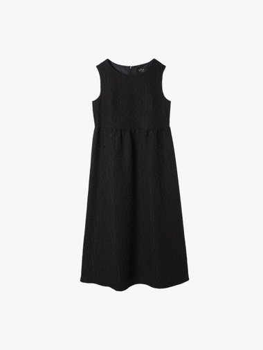 【Outlet】フラワージャカード ロング ワンピース