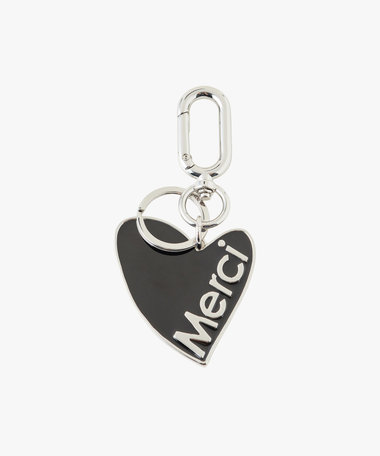 メッセージ ハート キーチャーム "Merci"