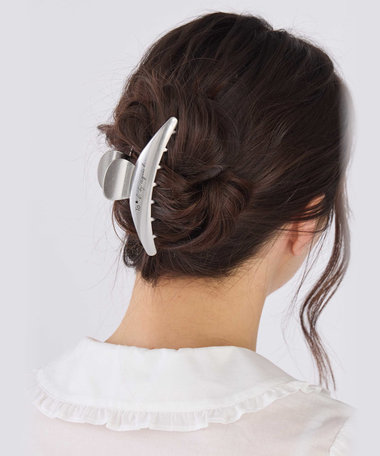 ロゴ ヘアクリップ