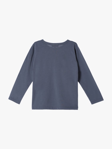 キッズ ロゴ コットン 長袖 Tシャツ