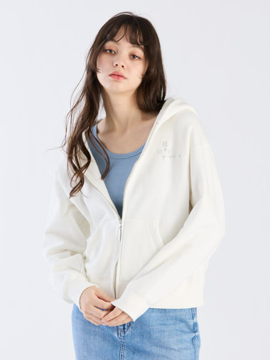 【Outlet】To b. by agnes b. x RED CARD TOKYO ZIP UP HOODIE ジップアップフーディー